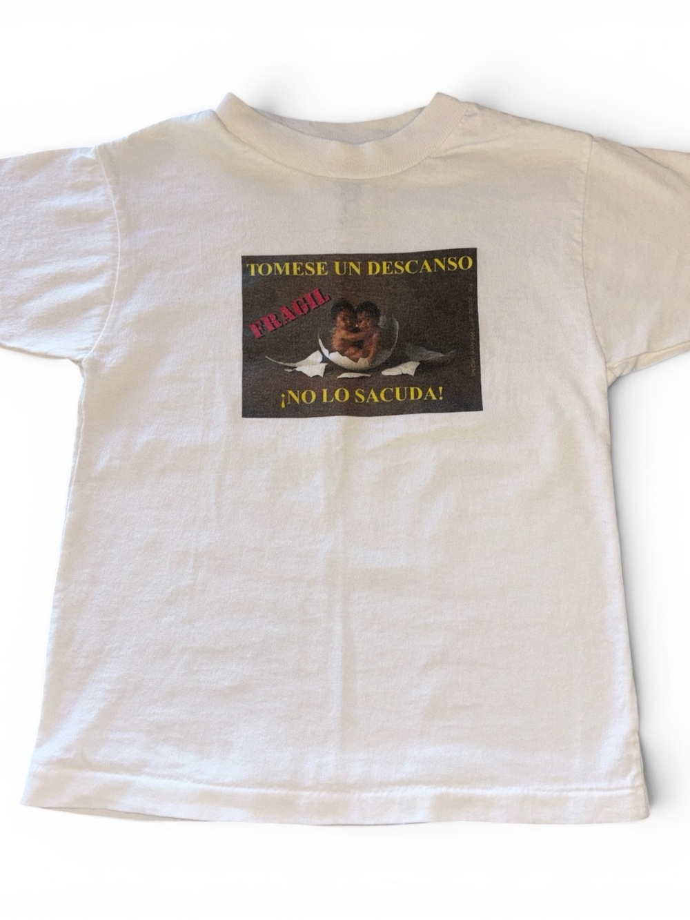 Vintage kids baby tee size 5/6 years